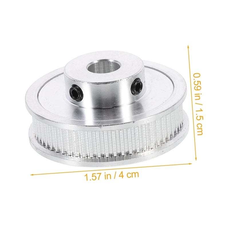 2Pcs Aluminum Synchronous Wheel Timing Belt Pulley Rod For 3D Printer Accessories - Image 2